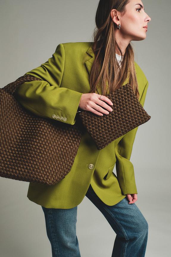 Naghedi St Barths Medium Tote Mink-5